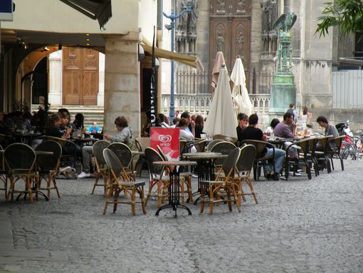  Terrasse de café, place Saint-Epvre